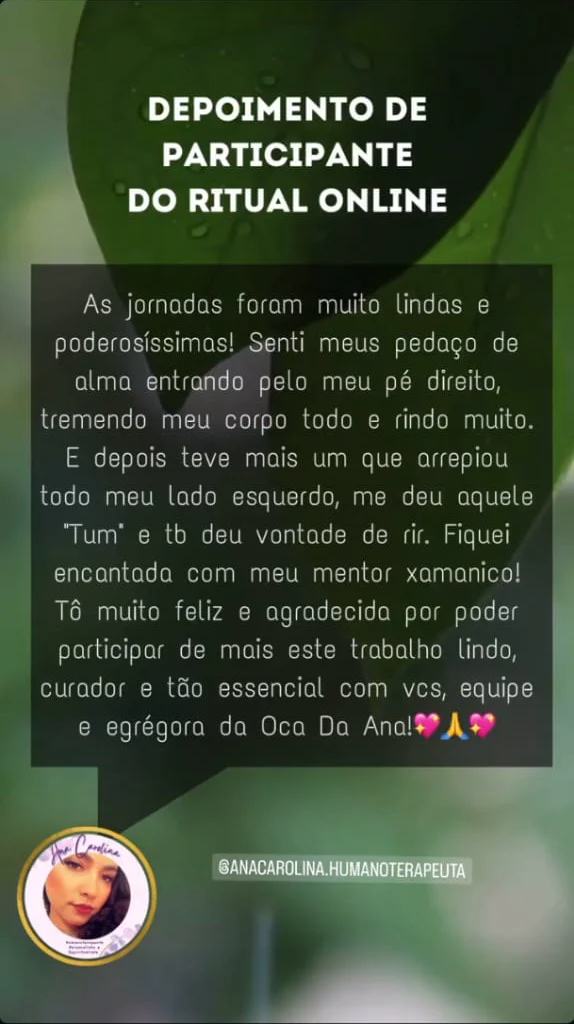 Depoimento de participante 6